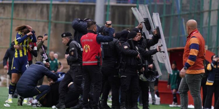 Polis, Fenerbahçe’ye yapılan çirkin saldırıyı durdurdu